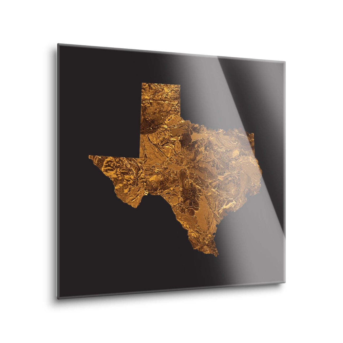 Texas State Shape Copper | Hi-Def Glass Art | Eaches | Min 2