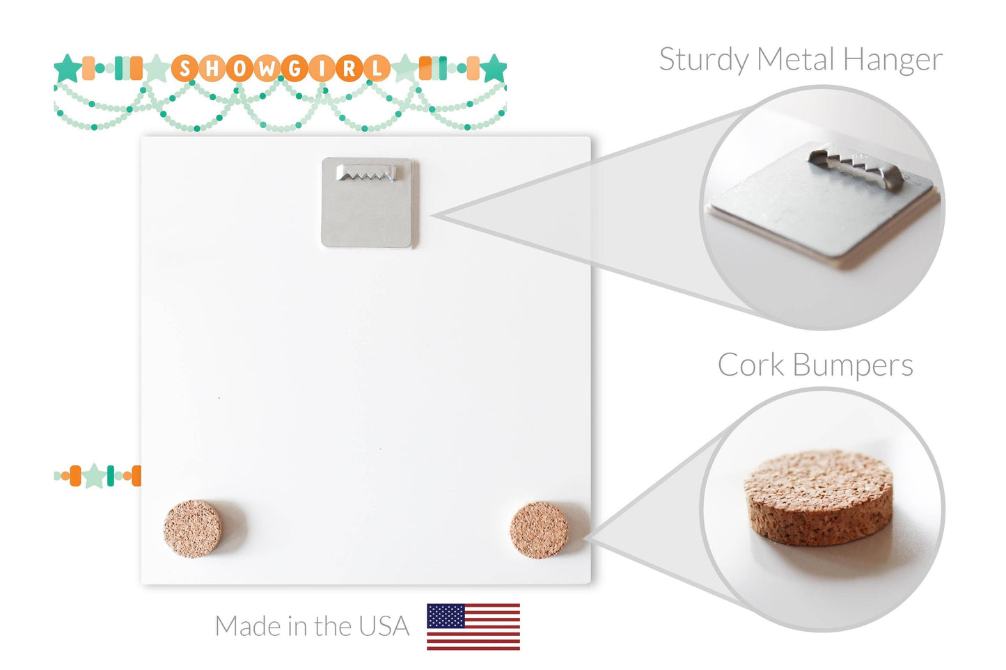8x8 Glass Dry Erase-Love+Local Showgirl