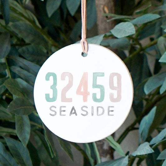 Custom Ornament, Watercolor Zip, Customizable, Ornament