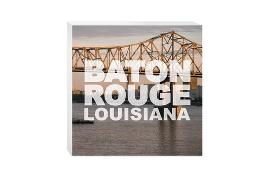 Baton Rouge Louisiana Photo | Wood Block | Eaches | Min 2