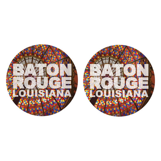 Baton Rouge Louisiana Photo | Absorbent Car Coasters | Set of 2 | Min 4