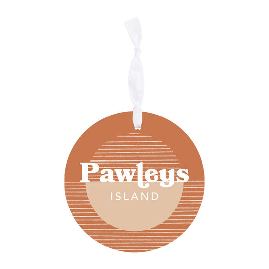 Vintage Groove Half Circle Lines Pawleys Island | 4x4