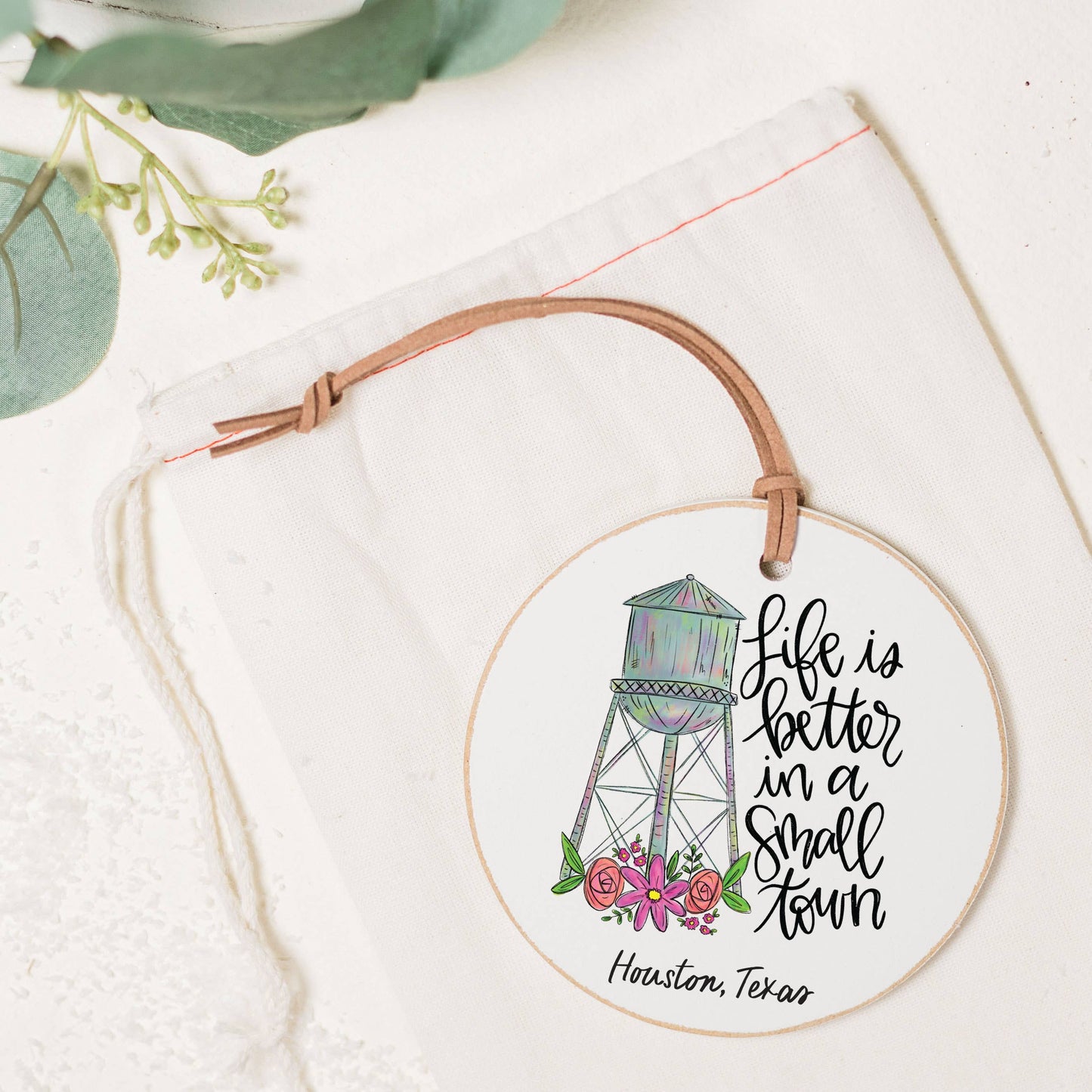 Custom Home State, Custom Ornament, Home Town, Wood Ornament