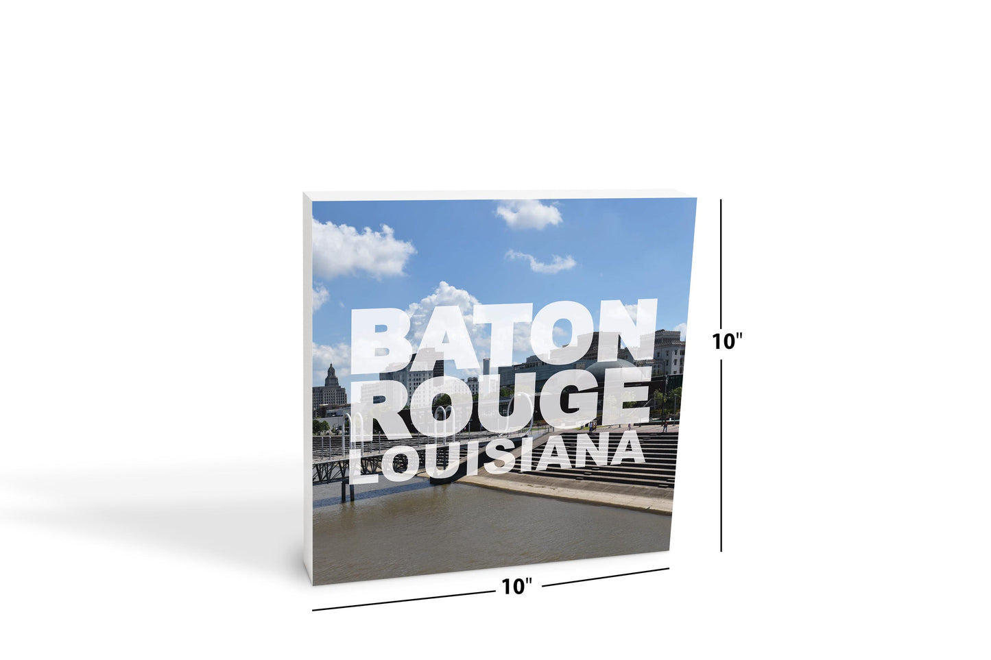Baton Rouge Louisiana Photo | Wood Block | Eaches | Min 2