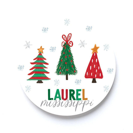 Car Coasters, Car Accessories, Christmas Decor, Custom Gift