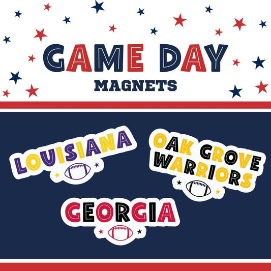 Custom Magnet, Game Day, Small Gifts, Souvenir, Sports Gifts