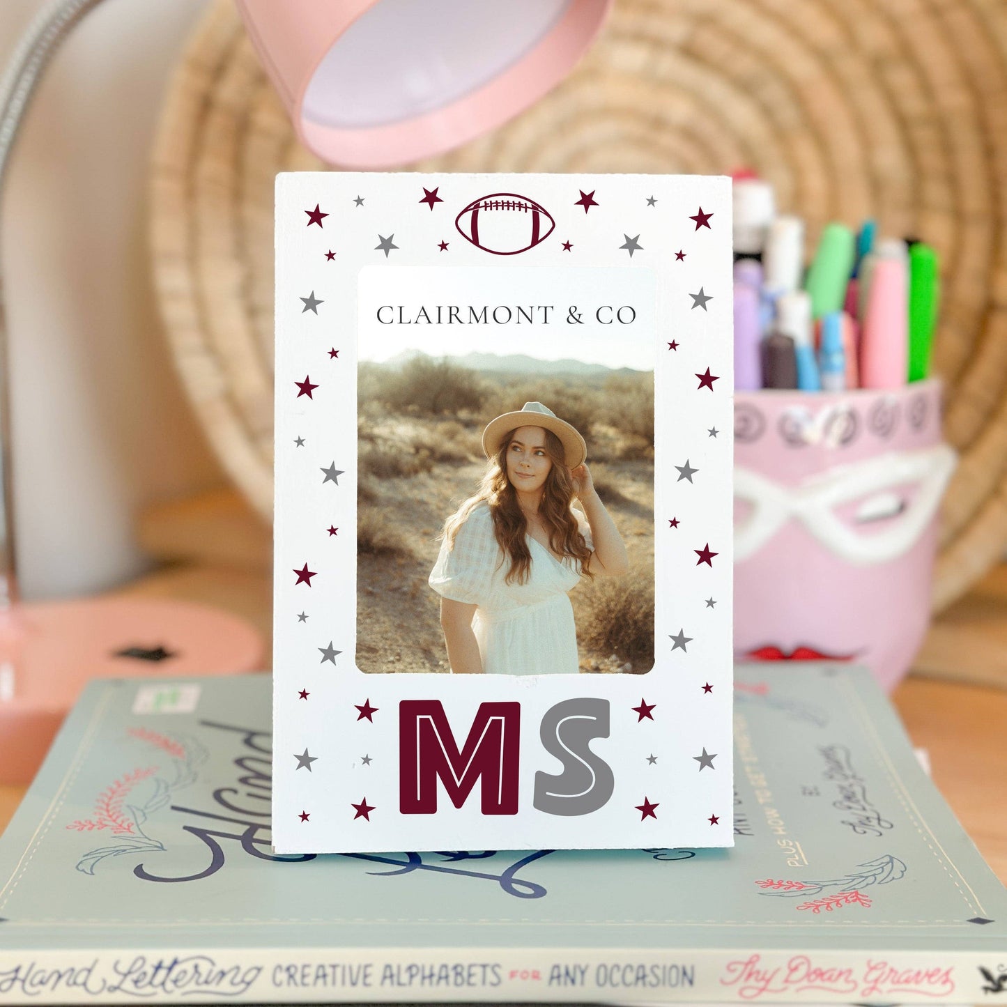 Picture Frame, Team Spirit, Game Day, Dorm Decor, Small Gift