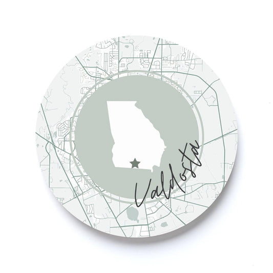 Vintage Groove State Star Map Georgia Valdosta | 2.65x2.65