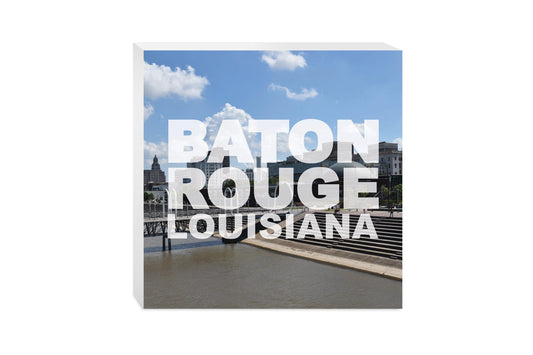 Baton Rouge Louisiana Photo | Wood Block | Eaches | Min 2