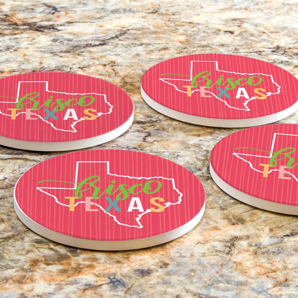 Boho Color State on Pink Texas Frisco