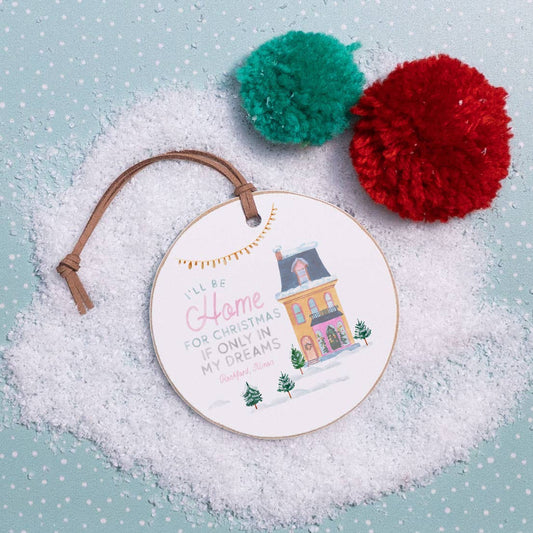 Custom Ornament, I'll Be Home , Customizable, Ornament