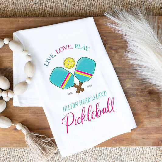 Pickleball, Tea Towel, Custom Pickleball Towel