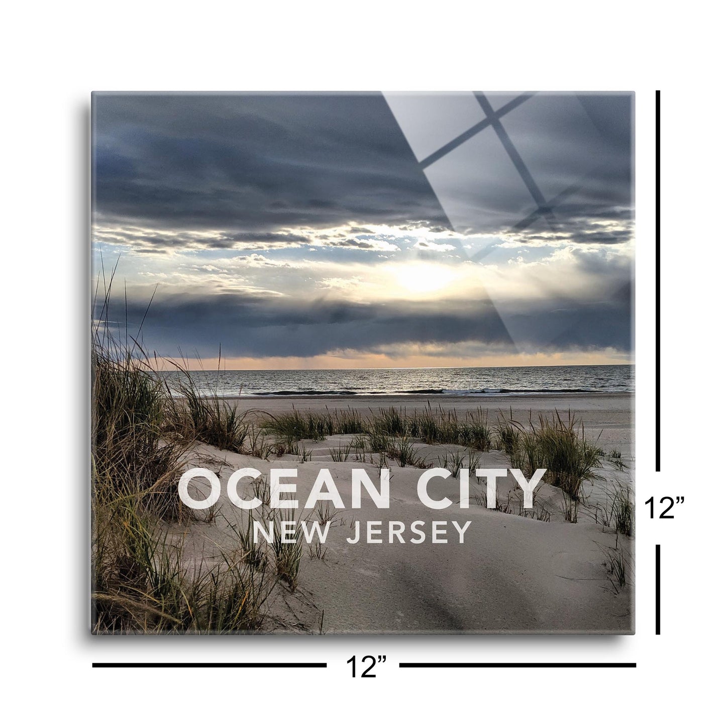 Monokian OCNJ Beach | Hi-Def Glass Art | Eaches | Min 1