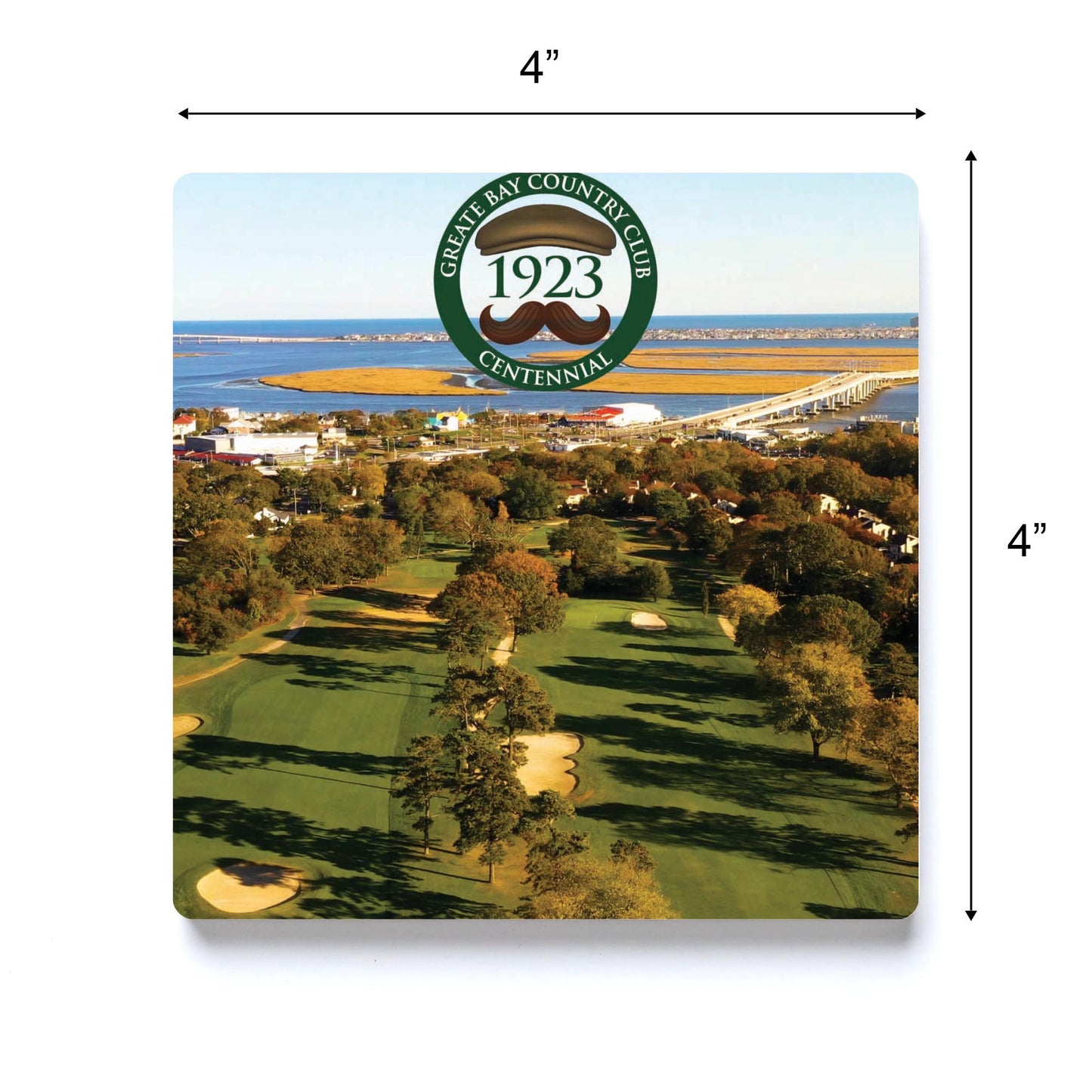 Greate Bay Country Club| Absorbent Coasters | Eaches | Min 6