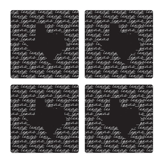 Black and White State Script Texas