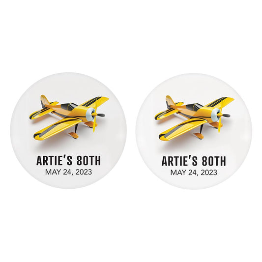 Arties 80Th Birthday| Absorbent Car Coasters | Set of 2 | Min 4