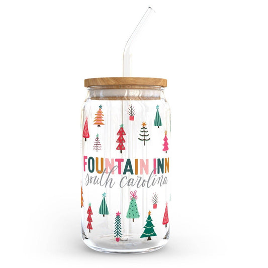 Christmas Cups, Cold Brew Tumbler, Custom City/State, Gifts