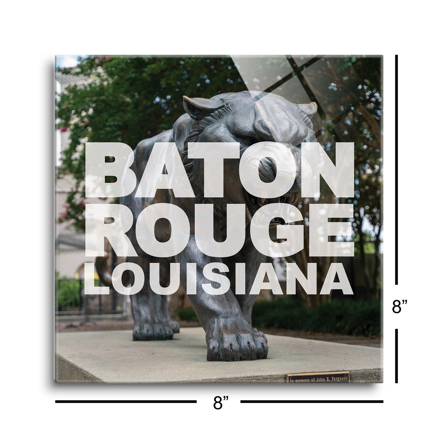 Baton Rouge Louisiana Photo | Hi-Def Glass Art | Eaches | Min 2