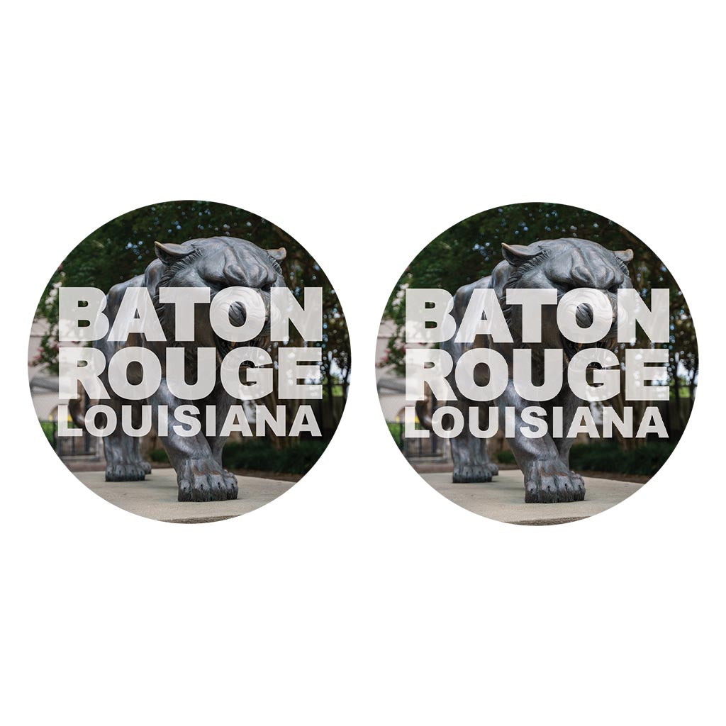 Baton Rouge Louisiana Photo | Absorbent Car Coasters | Set of 2 | Min 4