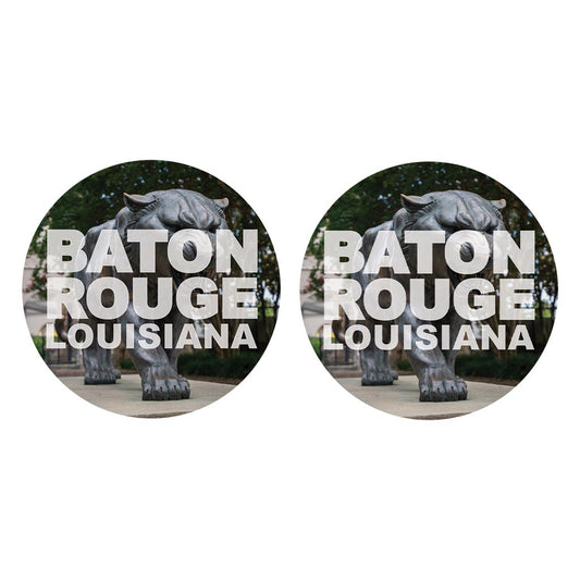 Baton Rouge Louisiana Photo | Absorbent Car Coasters | Set of 2 | Min 4