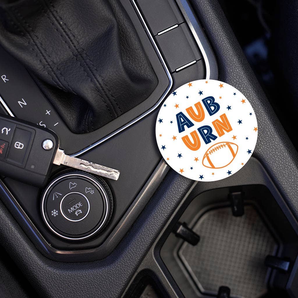 Single Car Coaster, Game Day, Team Spirit, Car Decor, Gifts