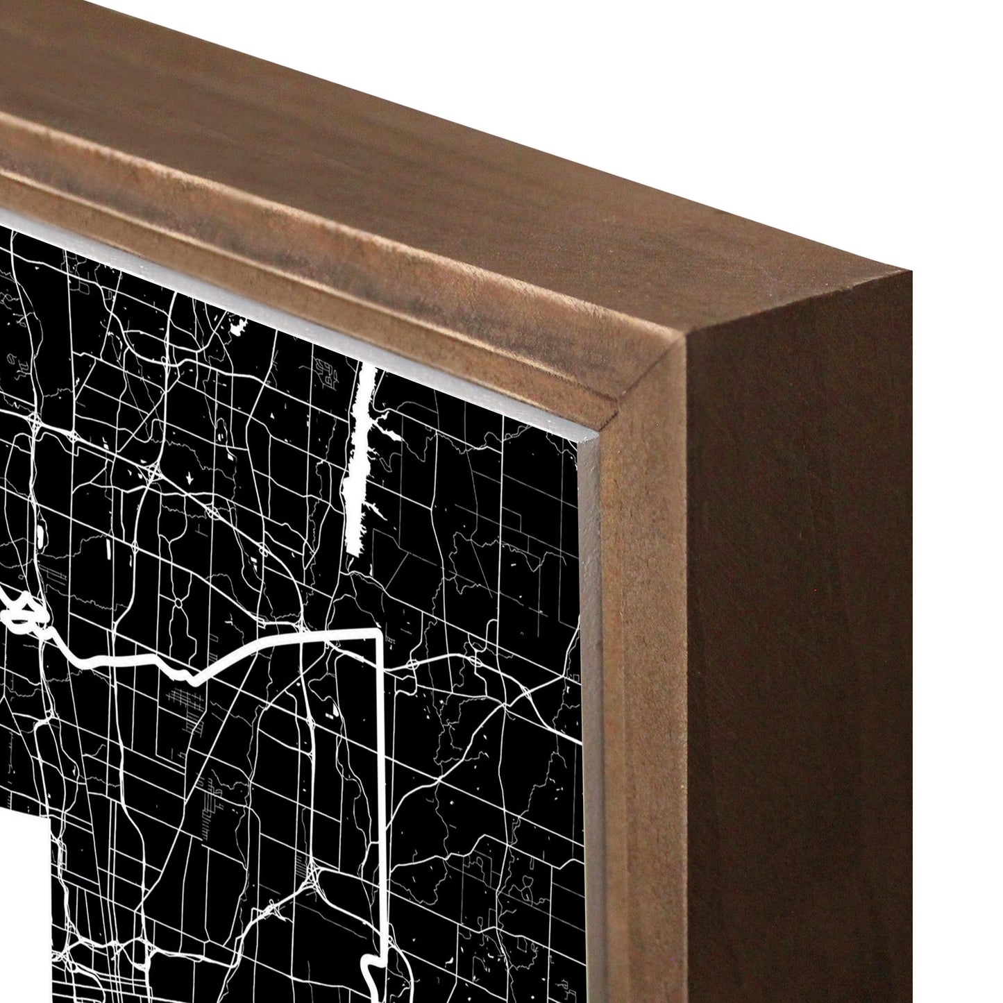 Black And White Abbreviated State Map Black Ohio Columbus | Wood Sign | Eaches | Min 1
