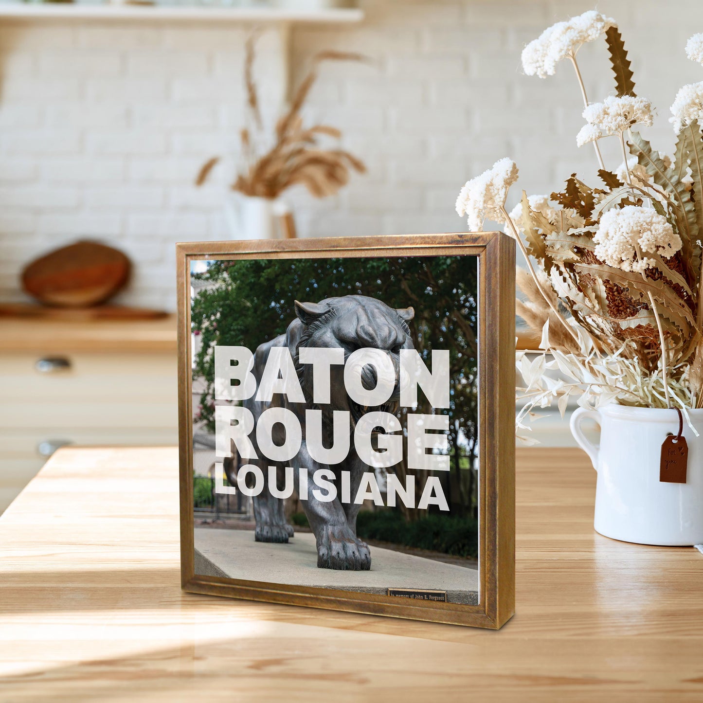 Baton Rouge Louisiana Photo | Wood Sign | Eaches | Min 1