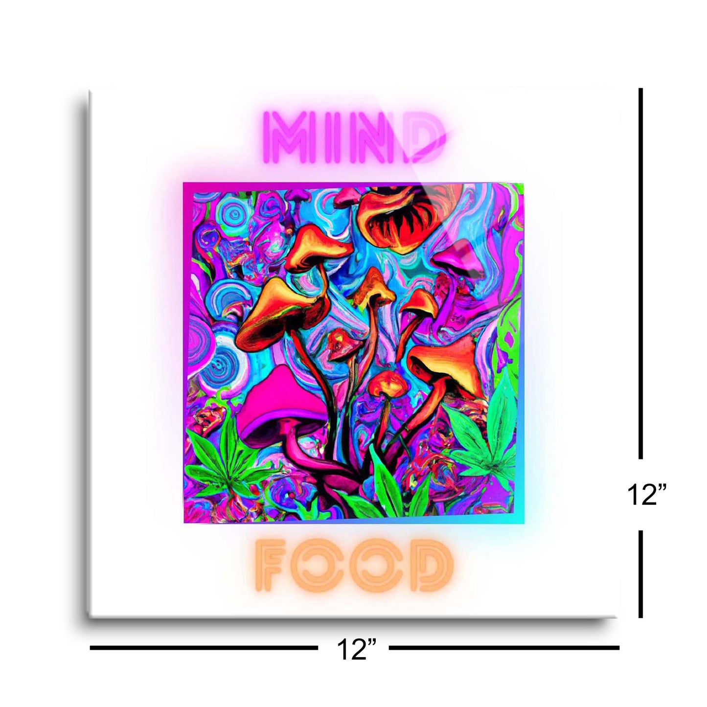 Mind Food - Mushrooms Square | 12x12