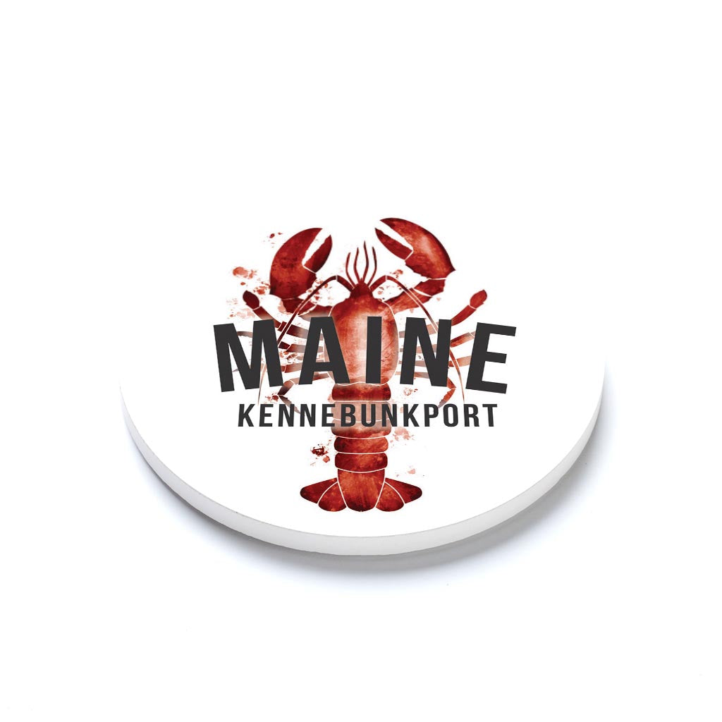 Kennebunkport Maine Lobster Red | Absorbent Coasters | Eaches | Min 6