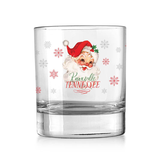 11oz Bourbon Glass-Classic Santa City & State