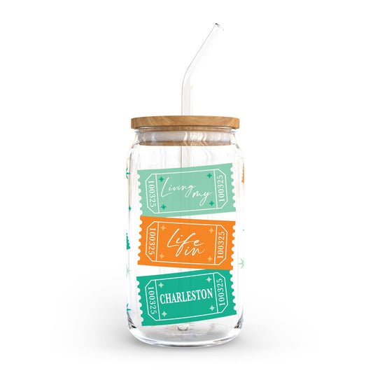 16oz Cold Brew Glass-Love+Local Showgirl