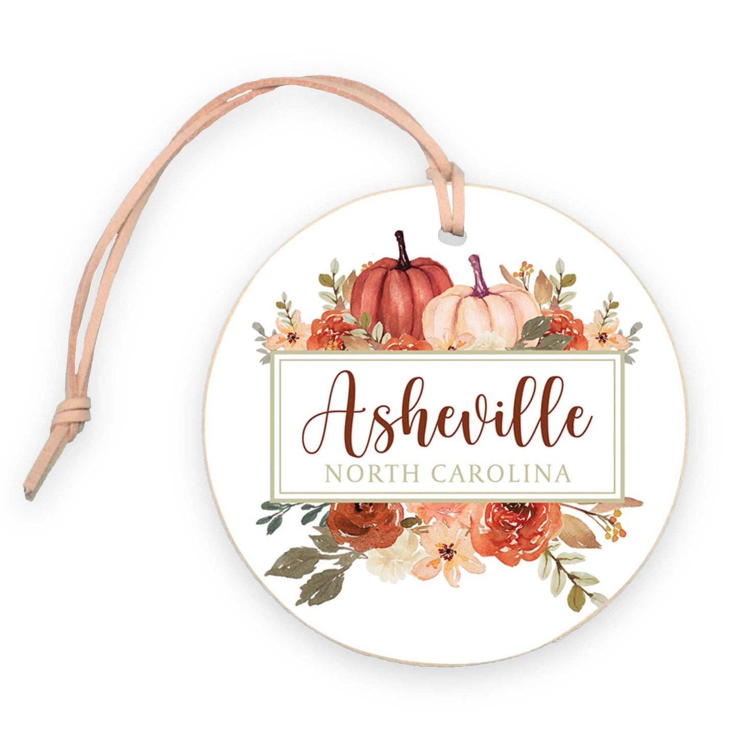 Ornament, Fall, Harvest, Pumpkins, Name Drop, Decor