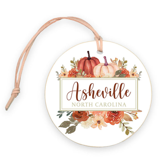 Ornament, Fall, Harvest, Pumpkins, Name Drop, Decor