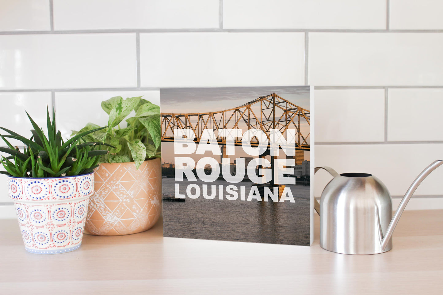 Baton Rouge Louisiana Photo | Wood Block | Eaches | Min 2