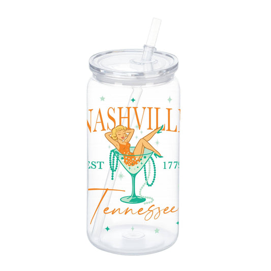 16oz Acrylic Plastic Tumbler-Love+Local Showgirl