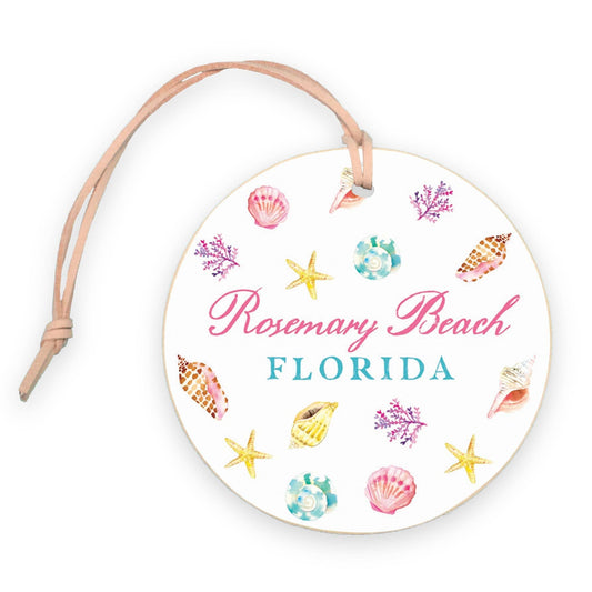 Ornament, Beach Souvenir, Custom City/State, Resort Gift