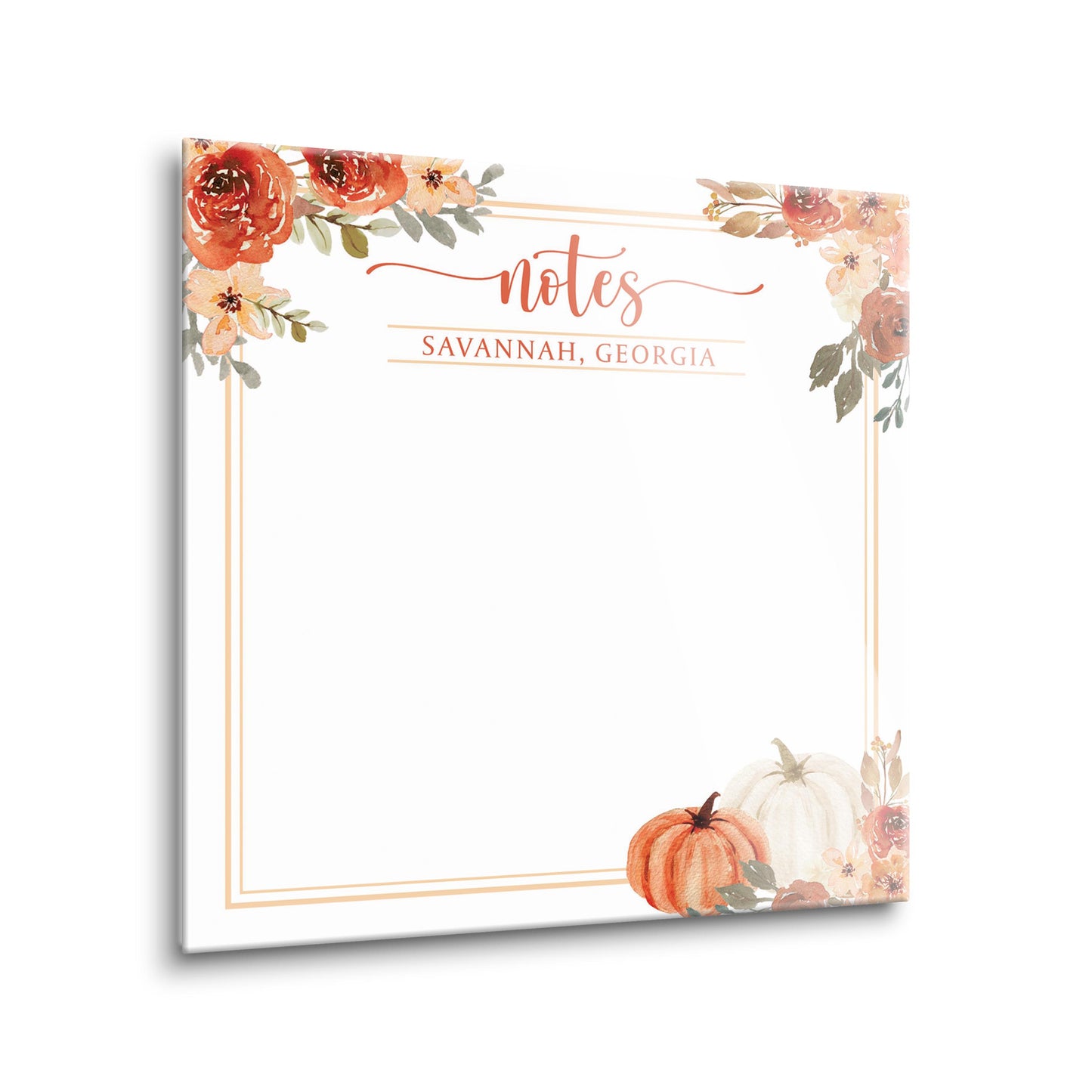Fall & Harvest Pumpkins Savannah GA Notes