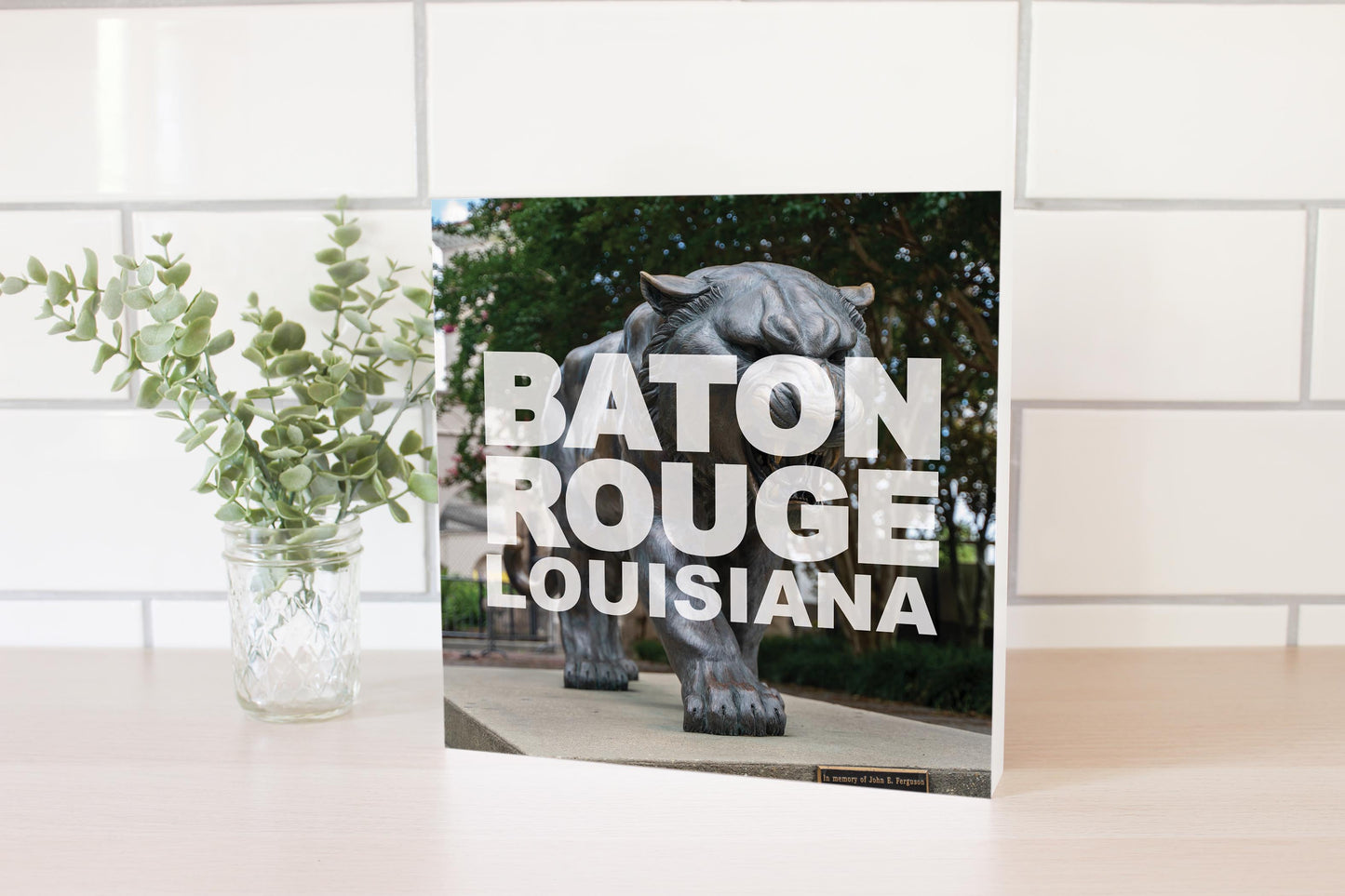 Baton Rouge Louisiana Photo | Wood Block | Eaches | Min 2