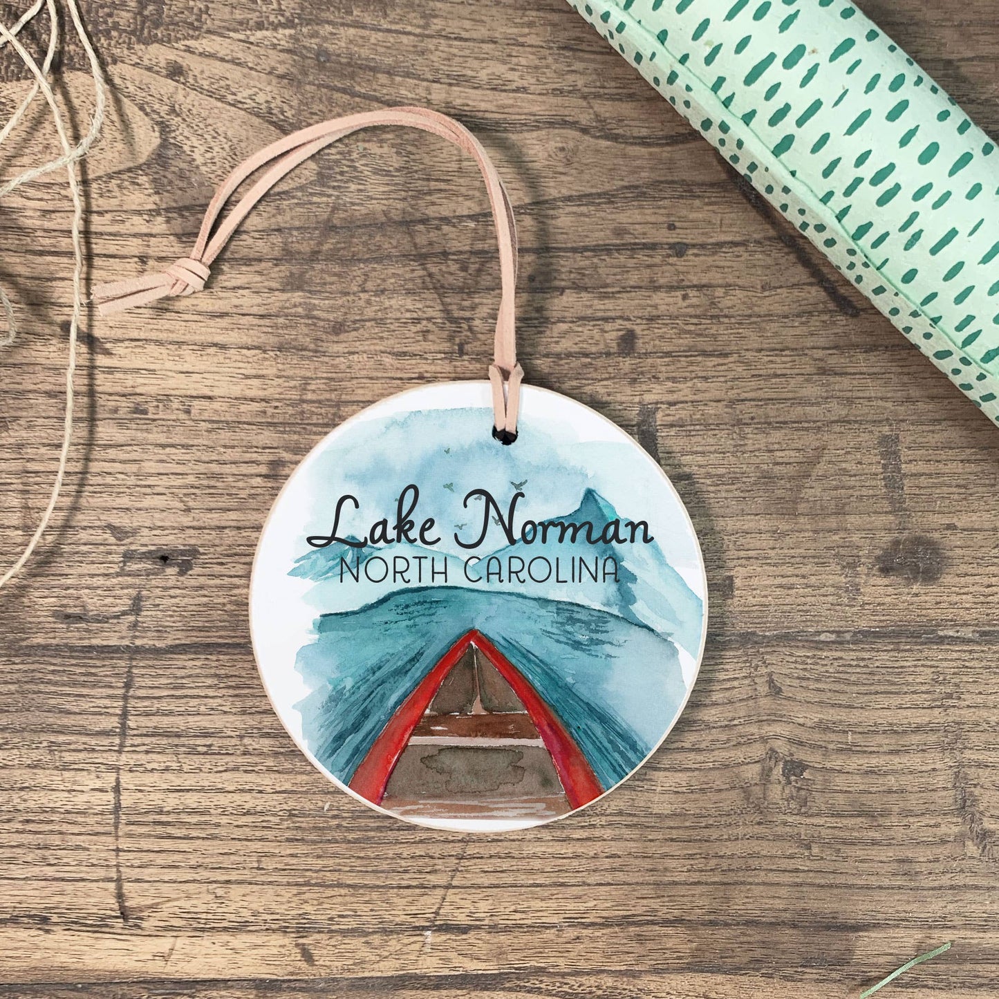 Local Custom, Custom Ornament, Home Town, Wooden Ornament