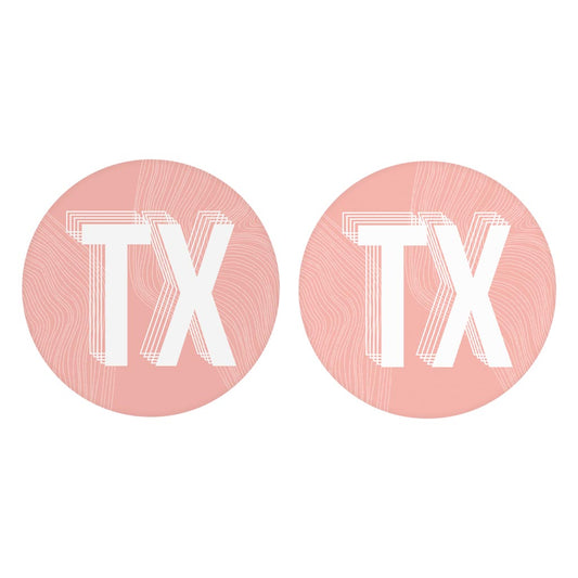 Boho Color Abbreviated on Pink Texas