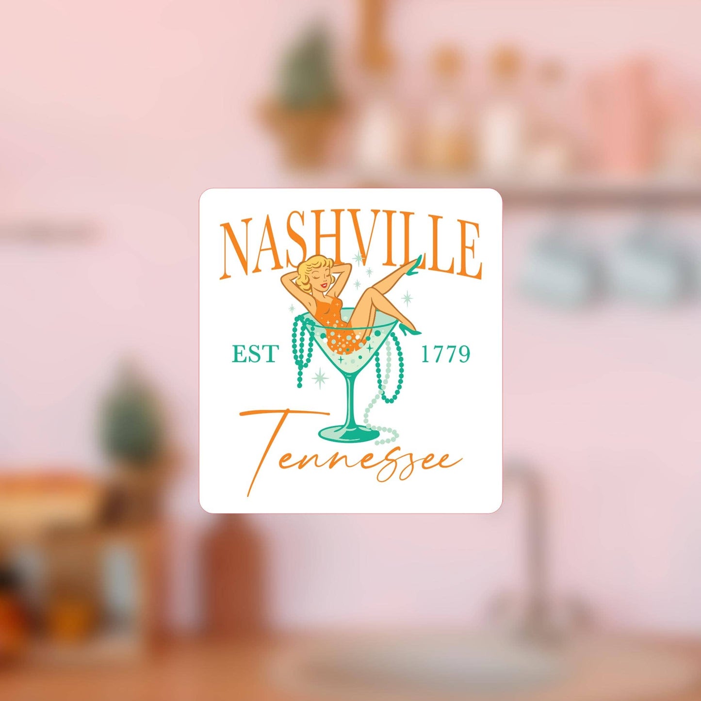 Vinyl Magnet-Love+Local Showgirl