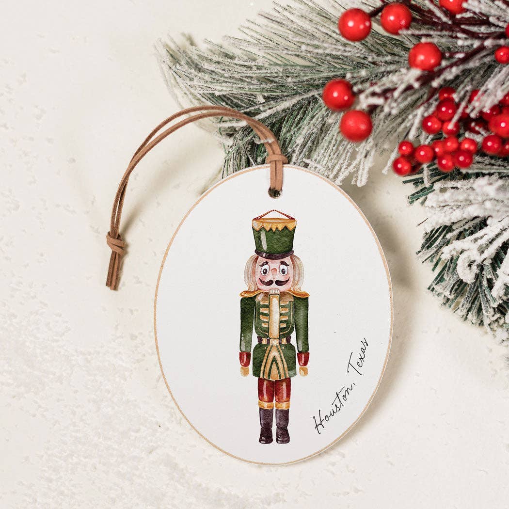Custom Ornament, Christmas Ornament, Nutcracker, Christmas