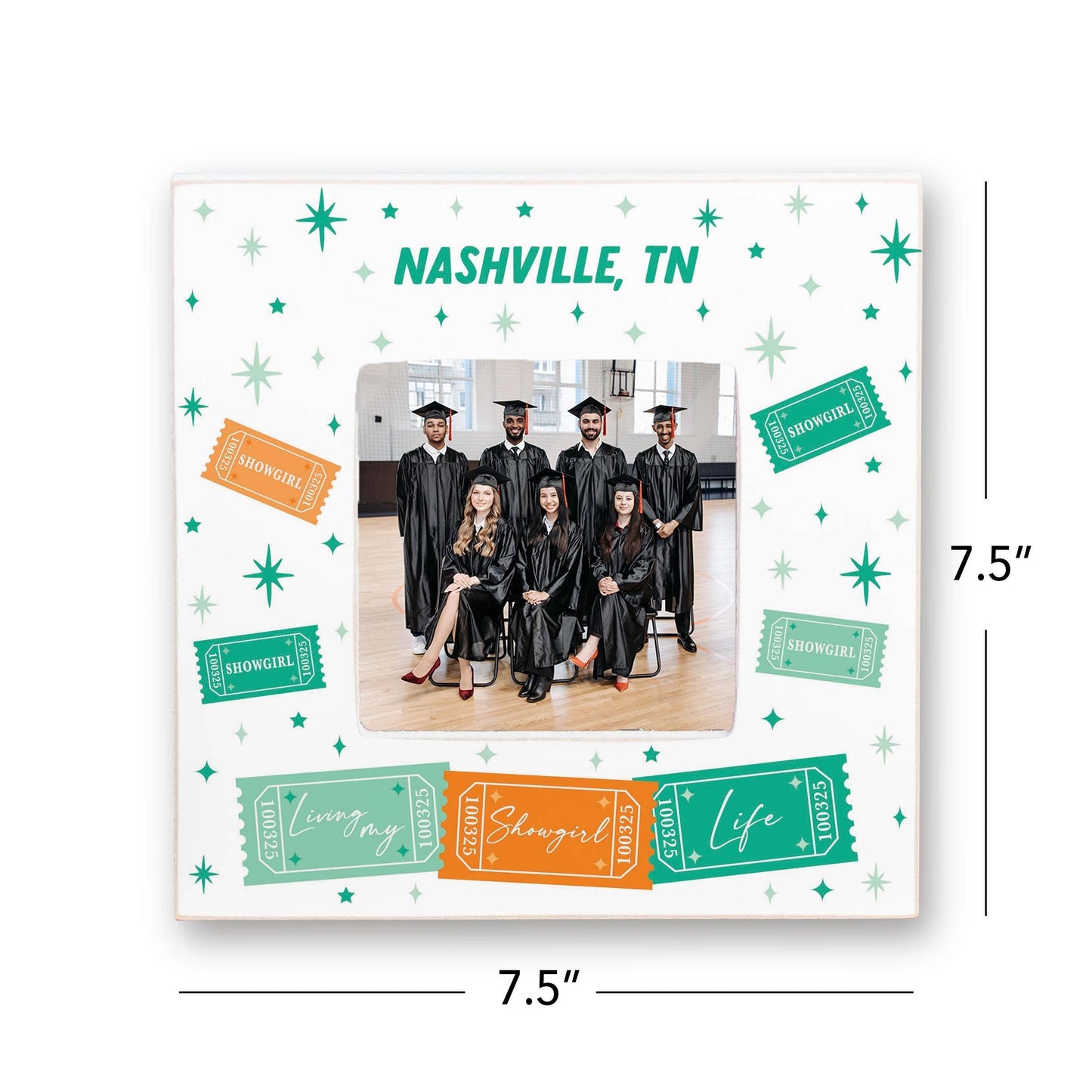 Simply Square Frame-Love+Local Showgirl