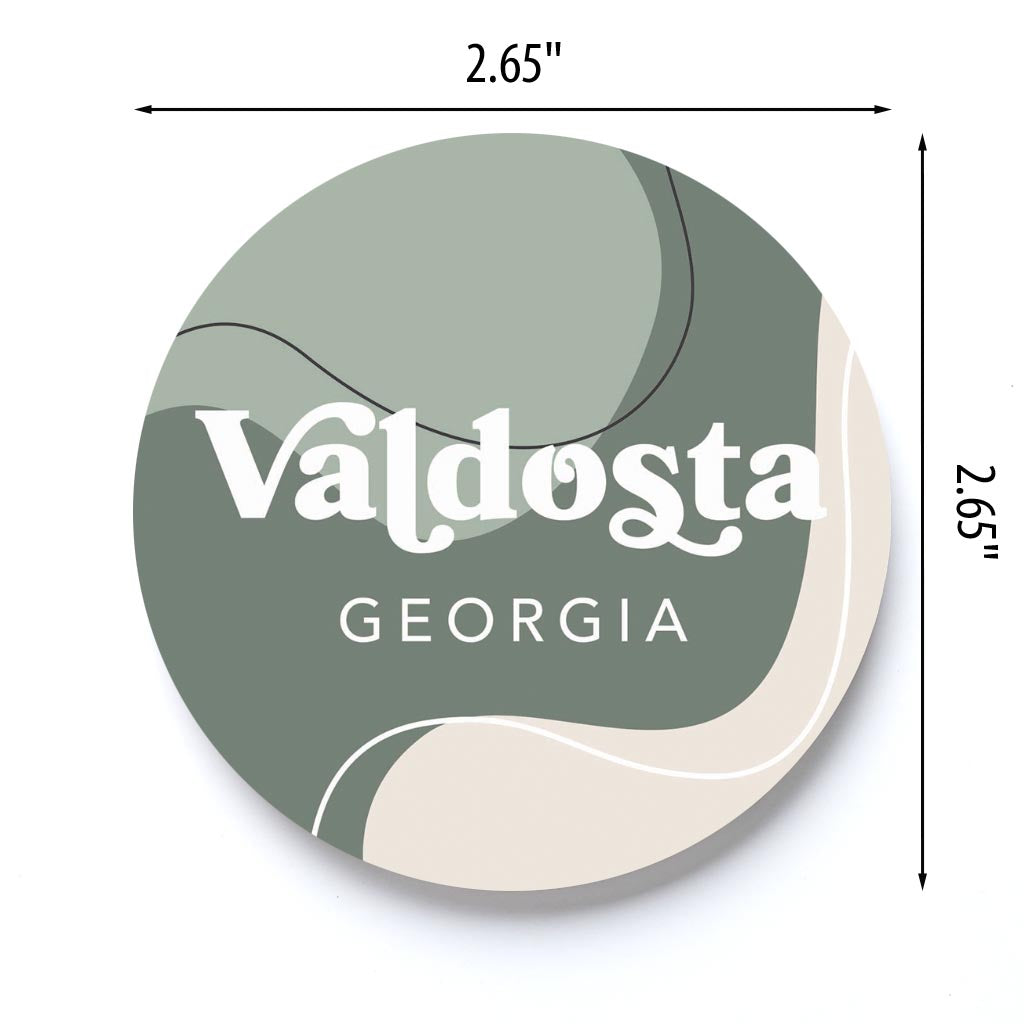 Vintage Groove Fluid Green Georgia Valdosta | 2.65x2.65