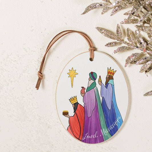 Custom Ornament, Christmas Decor, Wise Men, Ornaments
