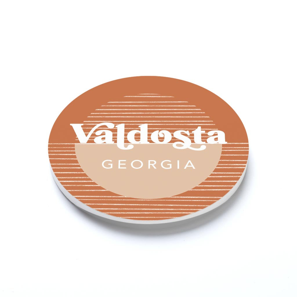 Vintage Groove Half Circle Lines Georgia Valdosta | 2.65x2.65