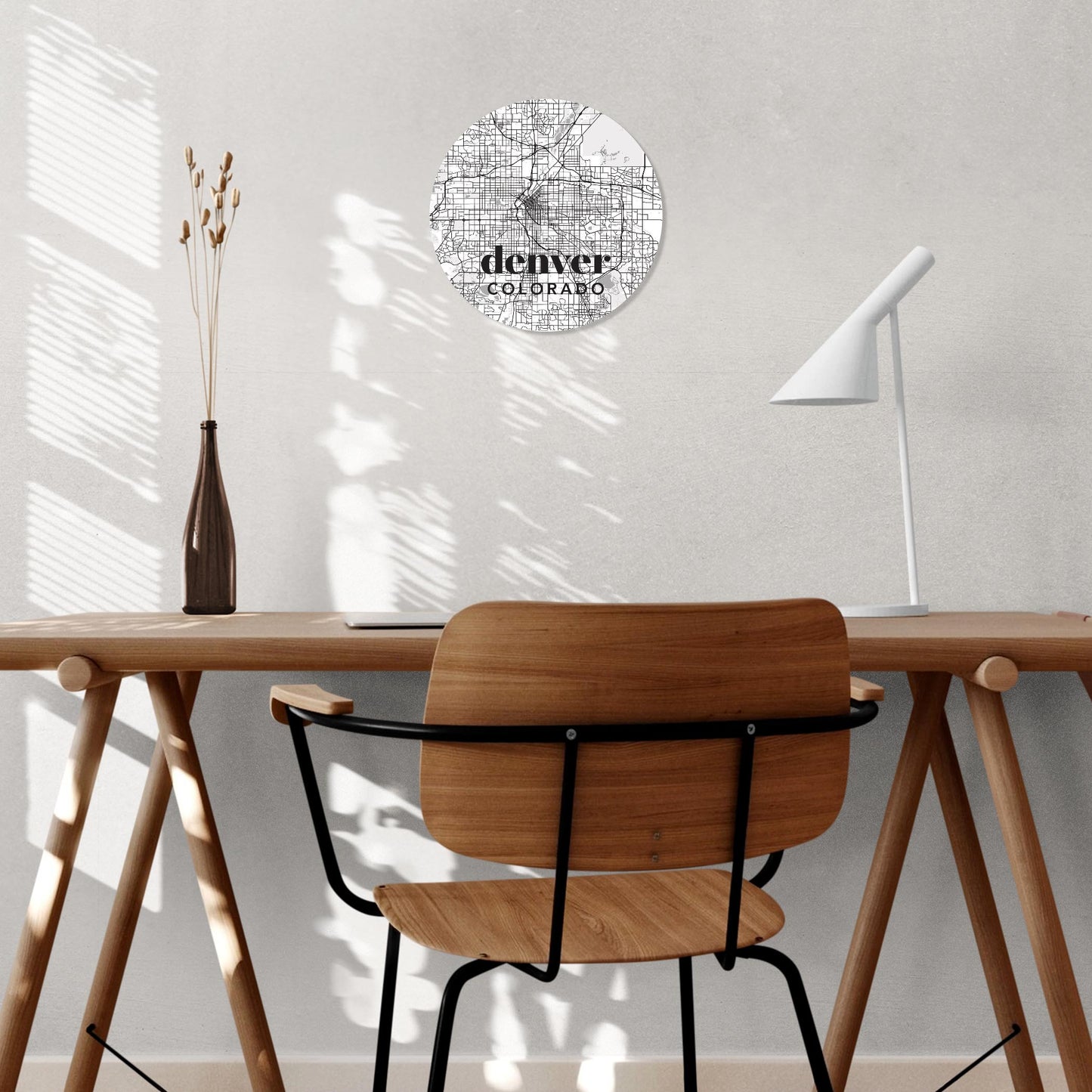 Black And White White Map Colorado Denver | Wood Sign | Eaches | Min 1