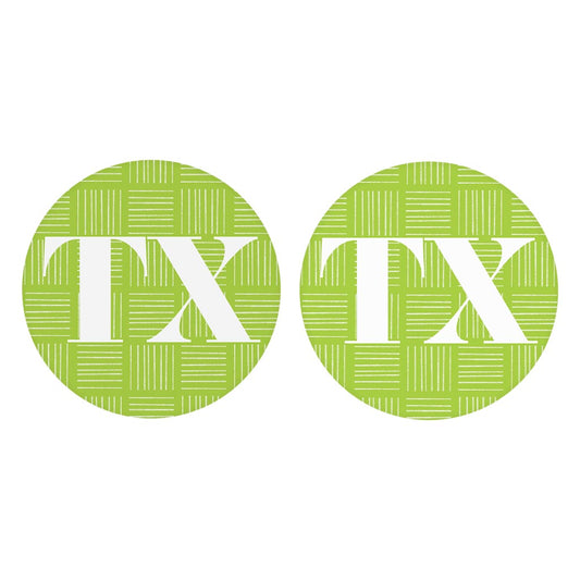 Bright Modern Abbreviated on Green Texas