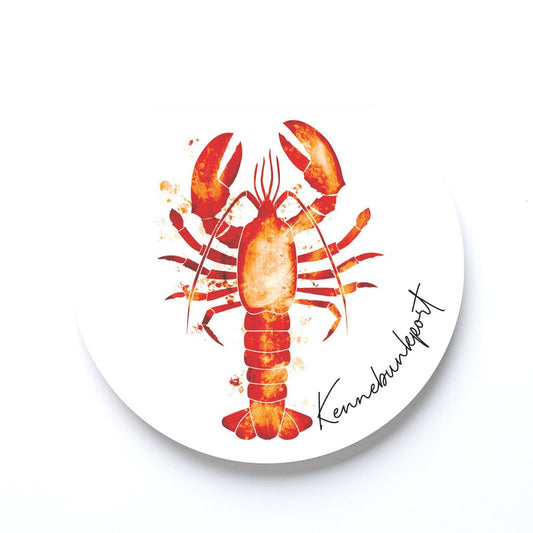 Kennebunkport Maine Lobster Orange | Absorbent Coasters | Eaches | Min 6
