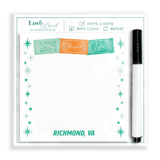 4x4 Clear Reminder Love Local-Love+Local Showgirl